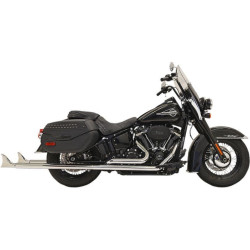 PartzBiz HD DS18002375 - Bassani Xhaust 1S86E-39 Chrome True Duals Fishtail Slip-Ons 39" N/B 18+ Softail | 1S86E-39 PartzBiz HD DS18002375 - Bassani Xhaust 1S86E-39 Chrome True Duals Fishtail Slip-Ons 39" N/B 18+ Softail | 1S86E-39