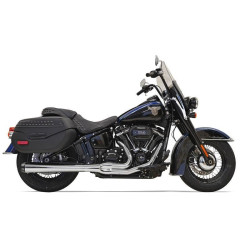 PartzBiz HD DS18002308 - Bassani 1S91R Chrome Road Rage 2 Into 1 ท่อฟูล Harley 2018 Heritage Deluxe | 1S91R
