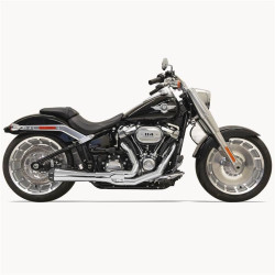 PartzBiz HD DS18002357 - Bassani 1S94R Chrome Road Rage 2 Into 1 ท่อไอเสีย 18-19 Harley Softail Breakout | 1S94R