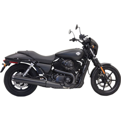 PartzBiz HD: 4422704-Bassani 4" Straight Cut Long Black Slip On for Harley 14-15 XG Street 500/750 | Bassani PartzBiz HD: 4422704-Bassani 4" Straight Cut Long Black Slip On for Harley 14-15 XG Street 500/750 | Bassani