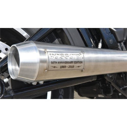 PartzBiz HD DS18002431 - Bassani 50th Anniversary Road Rage III 2 into 1 Megaphone Exhaust FX FL 18-Up 2018 2019 Harley-Davidson Softail Milwaukee Eight Street Bob FXBB; Low Rider FXLR; Fat Boy FXFB; Slim FLSL 1800-2431 18002431 PartzBiz HD DS18002431 - Bassani 50th Anniversary Road Rage III 2 into 1 Megaphone Exhaust FX FL 18-Up 2018 2019 Harley-Davidson Softail Milwaukee Eight Street Bob FXBB; Low Rider FXLR; Fat Boy FXFB; Slim FLSL 1800-2431 18002431