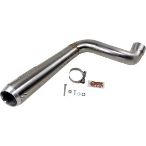 PartzBiz HD: 4422670-Bassani 8F227SS 4" Slip-On Megaphone w/o Cat High Mount Stainless Indian FTR 19-20