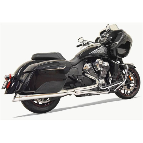 PartzBiz HD: 4422672-EPC Great Price. Free Shipping. Bassani 8H18S Road Rage 2:1 Exhaust 4" Muffler Chrome Indian Challenger 20-Up