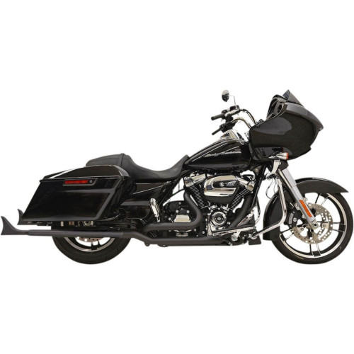 PartzBiz HD: 4422680-Bassani Black 36" Fishtail Slip-On Mufflers w/o Baffle Harley FL Touring 96-16 PartzBiz HD: 4422680-Bassani Black 36" Fishtail Slip-On Mufflers w/o Baffle Harley FL Touring 96-16