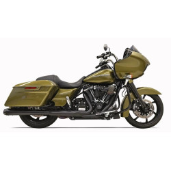 PartzBiz HD DS18011134 - Bassani Black 4" Slip On Megaphone Style Mufflers Harley 2017 Black Tips 1F572RB PartzBiz HD DS18011134 - Bassani Black 4" Slip On Megaphone Style Mufflers Harley 2017 Black Tips 1F572RB