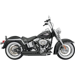 PartzBiz HD ds18001158 - Bassani Black Firepower Firesweep 2:2 Exhaust for Harley Softail Models 86-16 | 12123D PartzBiz HD ds18001158 - Bassani Black Firepower Firesweep 2:2 Exhaust for Harley Softail Models 86-16 | 12123D