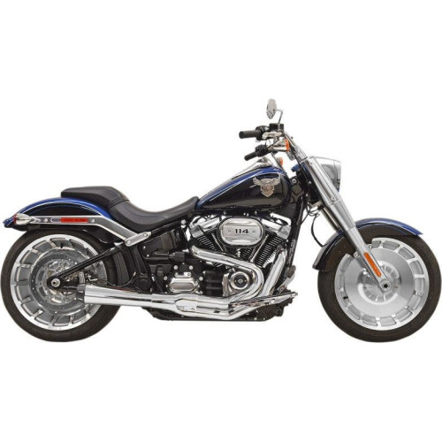 PartzBiz HD: 4422645-Bassani 1S62R Black Road Rage 3 2 Into 1 Exhaust 18-19 FLFB FXDR FXBR | 1S62R