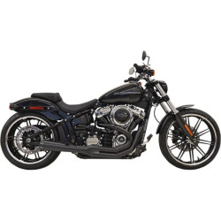 PartzBiz HD DS18002239 - Bassani 1S62RB Black Road Rage 3 2 เป็น 1 ท่อไอเสีย 18-19 FLFB FXDR FXBR | 1S62RB
