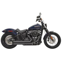 PartzBiz HD DS18002433 - Bassani Black Slash Cut Pro Street 2 into 2 Exhaust System Softail M8 18-Up 2018-Up Harley-Davidson Softail Milwaukee Eight Street Bob FXBB; Low Rider FXLR; Fat Boy FXFB; Slim FLSL 1800-2433 18002433 1S35Db PartzBiz HD DS18002433 - Bassani Black Slash Cut Pro Street 2 into 2 Exhaust System Softail M8 18-Up 2018-Up Harley-Davidson Softail Milwaukee Eight Street Bob FXBB; Low Rider FXLR; Fat Boy FXFB; Slim FLSL 1800-2433 18002433 1S35Db