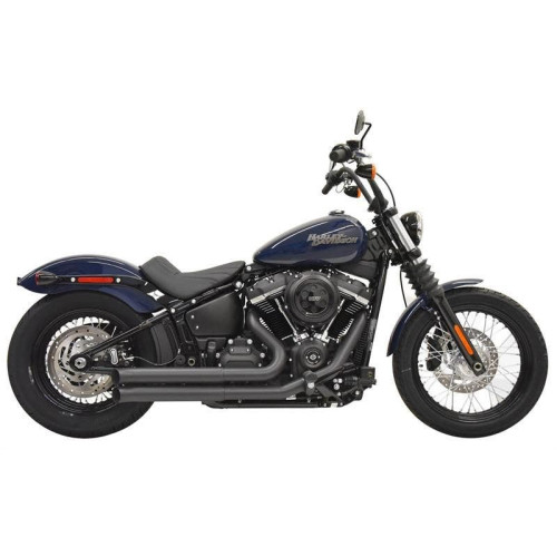 PartzBiz HD: 4422657-Bassani Black Slash Cut Pro Street 2 into 2 Exhaust System Softail M8 18-Up 2018-Up Harley-Davidson Softail Milwaukee Eight Street Bob FXBB; Low Rider FXLR; Fat Boy FXFB; Slim FLSL 1800-2433 18002433 1S35Db PartzBiz HD: 4422657-Bassani Black Slash Cut Pro Street 2 into 2 Exhaust System Softail M8 18-Up 2018-Up Harley-Davidson Softail Milwaukee Eight Street Bob FXBB; Low Rider FXLR; Fat Boy FXFB; Slim FLSL 1800-2433 18002433 1S35Db