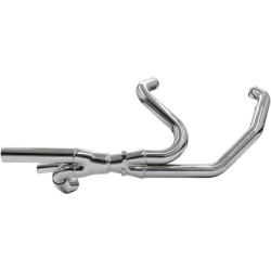 PartzBiz HD DS18020326 - Bassani Chrome 2x2 Crossover Inner Collector Dual Head Pipes Headers Harley FLH | 1F14A PartzBiz HD DS18020326 - Bassani Chrome 2x2 Crossover Inner Collector Dual Head Pipes Headers Harley FLH | 1F14A