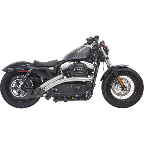 PartzBiz HD: 4422639-Bassani Chrome Radial Sweeper 2:2 Exhaust w/ Heat Shields Harley Sportster 14-16 | 1X2FC PartzBiz HD: 4422639-Bassani Chrome Radial Sweeper 2:2 Exhaust w/ Heat Shields Harley Sportster 14-16 | 1X2FC