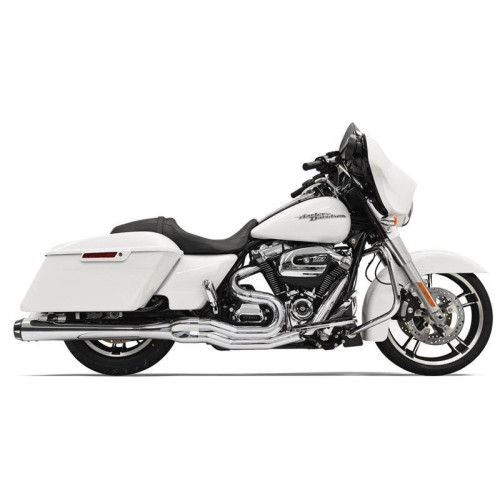PartzBiz HD: 4422640-Bassani Chrome Road Rage 2 Into 1 Megaphone Style Muffler Harley 2017 Black Tip 1F51R PartzBiz HD: 4422640-Bassani Chrome Road Rage 2 Into 1 Megaphone Style Muffler Harley 2017 Black Tip 1F51R