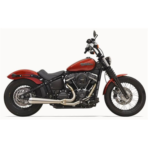 PartzBiz HD: 4422605-Bassani 1S72SS Chrome Road Rage 2 Into 1 Full Exhaust Harley 2018 Softail | 1S72SS