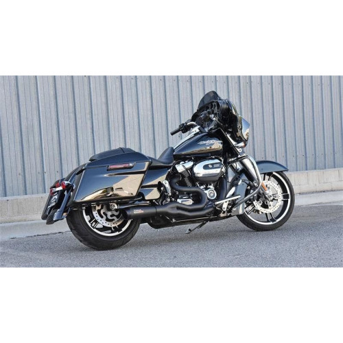 PartzBiz HD: 4422591-Bassani Road Rage III 2-1 Mid 4" Exhaust System Black Harley M8 Bagger 17-Up PartzBiz HD: 4422591-Bassani Road Rage III 2-1 Mid 4" Exhaust System Black Harley M8 Bagger 17-Up