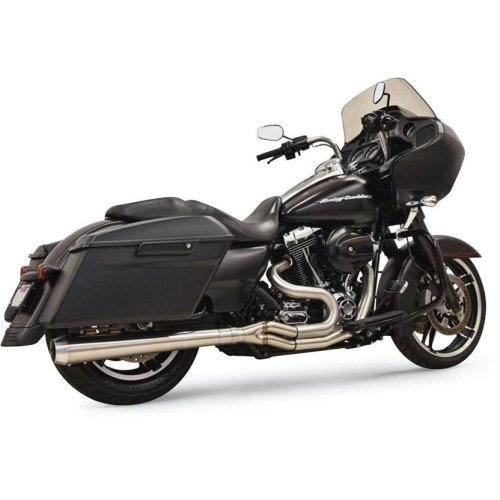 PartzBiz HD: 4422597-Bassani Stainless Long Megaphone Road Rage III 2-1 Exhaust for Harley 95-16 FLH | 1F11SS PartzBiz HD: 4422597-Bassani Stainless Long Megaphone Road Rage III 2-1 Exhaust for Harley 95-16 FLH | 1F11SS