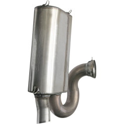 PartzBiz HD DS18112890 - Bassani Stainless Steel Louvered Core Slip On Muffler Polaris Slingshot SL 15-16 | 6S17 PartzBiz HD DS18112890 - Bassani Stainless Steel Louvered Core Slip On Muffler Polaris Slingshot SL 15-16 | 6S17