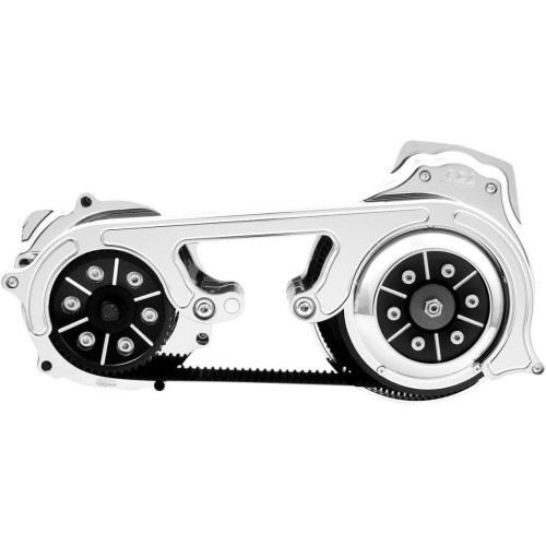 PartzBiz HD: 4422511-Belt Drives LTD Chrome 2" Open Belt Drive M18S-B Harley M8 Softail 18-Up PartzBiz HD: 4422511-Belt Drives LTD Chrome 2" Open Belt Drive M18S-B Harley M8 Softail 18-Up