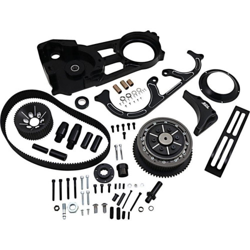PartzBiz HD: 4422479-Belt Drives LTD EVO-220-B Black 2" Open Belt Drive Kit Harley FL Touring 90-06 PartzBiz HD: 4422479-Belt Drives LTD EVO-220-B Black 2" Open Belt Drive Kit Harley FL Touring 90-06