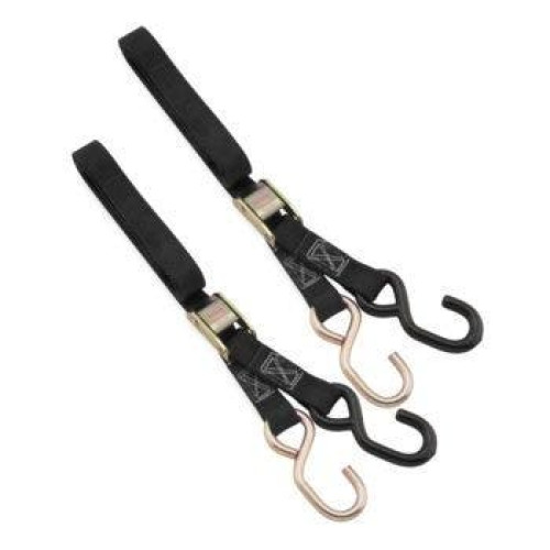 PartzBiz HD: 4422463-BikeMaster 100510 Black Standard 1 ” x 72 ” Tie Downs & Bulk Tie Downs รถพ่วงรถจักรยานยนต์ ATV รถพ่วงรถจักรยานยนต์ ATV ขนส่งที่ดีที่สุดสำหรับความแข็งแกร่ง