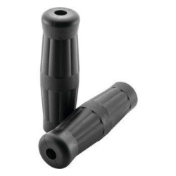 PartzBiz HD TR102302 - BikeMaster Motorcycle 7/8 ” ด้ามจับสีดำ Classic Bottle 130mm WLG-200-Black