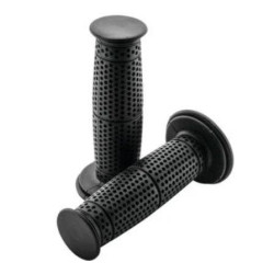 PartzBiz HD TR102304 - BikeMaster Motorcycle 7/8 ” ปลอกแฮนด์ Black Punch 125mm WLG-89-Black