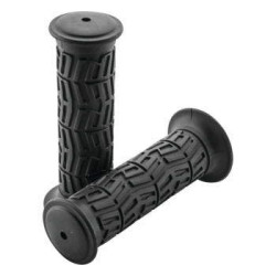 PartzBiz HD TR102303 - BikeMaster Motorcycle 7/8 ” กริ๊ป ดอกยางสีดำ 120mm WLG-91-Black