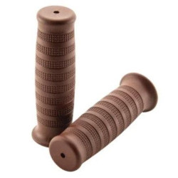 PartzBiz HD TR102297 - BikeMaster Motorcycle 7/8 ” ปลอกแฮนด์ Brown Wicker 124mm WLG-221-Brown