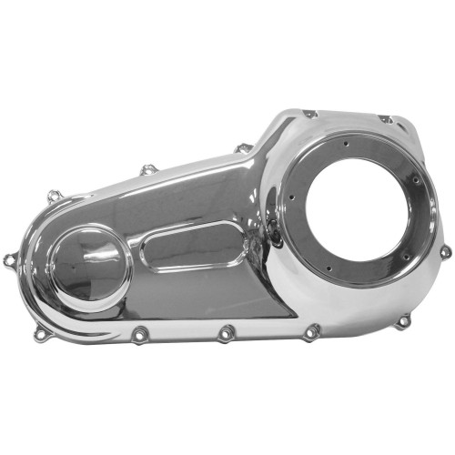 PartzBiz HD: 4422404-Biker's Choice Chrome Outer Primary Cover Harley Dyna Softail 06-17 OE 60782-06 replacement part old school chopper bagger electra glide road street king cvo