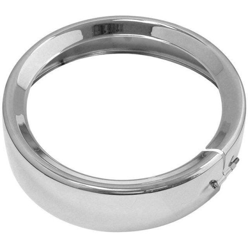 PartzBiz HD: 4422387-Bikers Choice 7" Chrome Headlight Trim Ring Bezel for Harley Touring FLD 83-13 | 482914