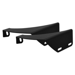 PartzBiz HD TR400105 - Bikers Choice Black Invisible Fairing Support Engine Guard Eliminator Harley FLTR 98-03