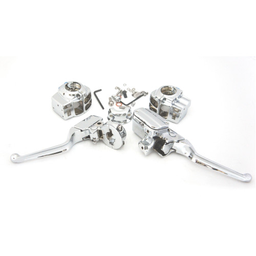 PartzBiz HD: 4422363-Bikers Choice Chrome Handlebar Controls for Harley Touring Models 08-13 - 601746 84703 PartzBiz HD: 4422363-Bikers Choice Chrome Handlebar Controls for Harley Touring Models 08-13 - 601746 84703