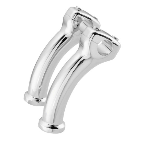 PartzBiz HD: 4422367-Bikers Choice Chrome Softail Deuce Pullback Riser Set For Harley FXSTD 00-07 PartzBiz HD: 4422367-Bikers Choice Chrome Softail Deuce Pullback Riser Set For Harley FXSTD 00-07