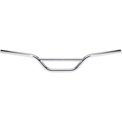 PartzBiz HD DS06013030 - Biltwell 0601-3030 Chrome Moto 4-1/4" Rise 7/8" Handlebar for Harley-Davidson Sportster XL Custom Dirt Track Vintage Motorcycle 0601-3030 06013030