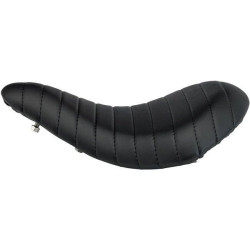 PartzBiz HD DS08060068 - Biltwell 4002-102 Black Tuck N Roll Slimline เบาะรถจักรยานยนต์สำหรับ Harley-Davidson Metric Custom Universal ผลิต Street vintage chopper bike 0806-0068 08060068