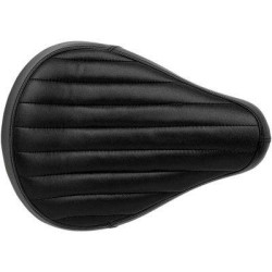 PartzBiz HD DS08060115 - Biltwell 4005-105 เบาะเดี่ยวแบบ Tuck and Roll Midline Solo สีดำสำหรับ Harley Rigid Custom