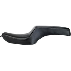 PartzBiz HD DS08040618 - Biltwell 4106-1032 Black Mongoose Smooth Seat สำหรับ Harley Sportster 2004-2006 2010-2019 custom street รถจักรยานยนต์จักรยาน chopper อุปกรณ์เสริม Comfort ล่องเรือขี่เย็บทนทานหลังการขาย direct fit อาน 0804-0618 08040618