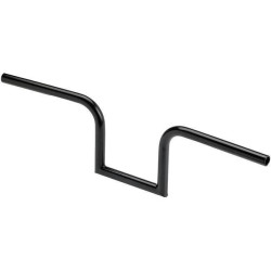 PartzBiz HD DS06015111 - Biltwell 6003-2016 1" Frisco Smooth Slotted Black Handlebar Harley Metric 0601-5111 0601511 davidson XS650 shadow virago vulcan intruder bobber chopper motorcycle 