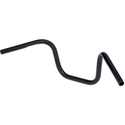 PartzBiz HD DS06015115 - Biltwell 6005-2016 1" Chump Smooth Slotted Black Handlebar Harley Metric 0601-5115 06015115 davidson sx650 shadow virago vulcan intruder bobber chopper motorcycle 