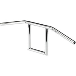PartzBiz HD DS06015118 - Biltwell 6006-1056 1" Window Smooth Slotted Chrome Handlebar Harley Metric 0601-5118 06015118 davidson sx650 shadow virago vulcan intruder bobber chopper motorcycle 