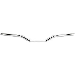 PartzBiz HD DS06014092 - Biltwell 6008-1052 Chrome Tracker Mid 3" Rise 1" Handlebar Non-Dimpled for Harley Sportster XL Custom Dirt Track Vintage Street Chopper Motorcycle 0601-4092 06014092
