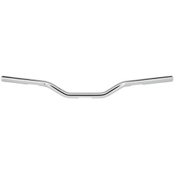 PartzBiz HD DS06014640 - Biltwell 6008-1055 Chrome Tracker Mid 3" Rise 1" Handlebar Notched for TBW Harley Sportster XL Custom Dirt Track Vintage Street Chopper Motorcycle 0601-4640 06014640