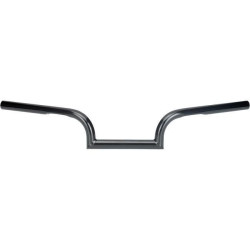 PartzBiz HD DS06012189 - Biltwell 6013-2011 Black Mustache 3" Rise 1" Dimpled Handlebars for Harley & Custom Street Raked Sport Softail Drag Fat Bob Motorcycle Chopper 0601-2189 06012189