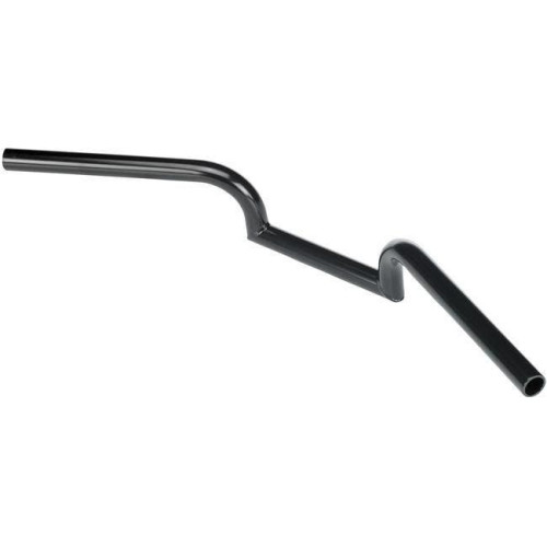 PartzBiz HD: 4422226-Biltwell 6013-2016 1" Mustache Smooth Slotted Black Handlebar Harley Metric 0601-5131 06015131 davidson sx650 shadow virago vulcan intruder bobber chopper motorcycle 