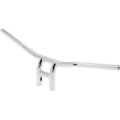 PartzBiz HD: 4422221-Biltwell 6258-1055 8" Tyson XL TBW Pullback Chrome T-Bar Smooth Slotted Harley Handlebar 0601-5166 06015166 davidson XS650 shadow virago vulcan intruder bobber chopper motorcycle 