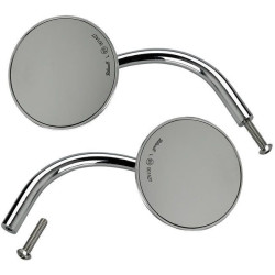 PartzBiz HD DS06401329 - Biltwell 6503-400-532 Chrome Perch Mount 4” กระจกอเนกประสงค์สำหรับ Harley Metric Custom Chopper Vintage Street รถจักรยานยนต์ Yamaha Ducati kawasaki suzuki ด้านหน้าด้านหลังซ้ายขวาด้านข้าง view 0640-1329 06401329 PartzBiz HD DS06401329 - Biltwell 6503-400-532 Chrome Perch Mount 4” กระจกอเนกประสงค์สำหรับ Harley Metric Custom Chopper Vintage Street รถจักรยานยนต์ Yamaha Ducati kawasaki suzuki ด้านหน้าด้านหลังซ้ายขวาด้านข้าง view 0640-1329 06401329