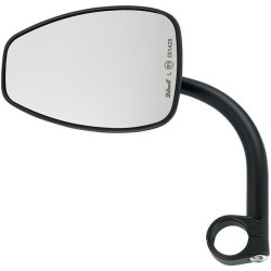 PartzBiz HD DS06401322 - Biltwell 6504-501-131 Black Teardrop กระจกมองข้างแบบหนีบ 1 ” บาร์สำหรับ Harley Universal Custom Chopper Vintage Street รถจักรยานยนต์อลูมิเนียม 0640-1322 06401322