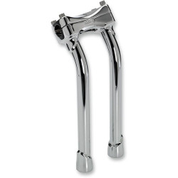 PartzBiz HD DS06020898 - Biltwell Chrome 12 ” Murdock แฮนด์แฮนด์แบบดึงกลับสำหรับ Harley & Custom | MP-012-HD-ซีพี