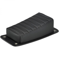 PartzBiz HD DS08060075 - เบาะรองนั่ง Biltwell แนวนอน Tuck & Roll Black Harlot สำหรับการใช้งานแบบกำหนดเองและแบบละเอียด