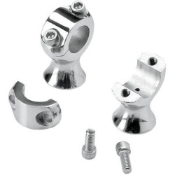 PartzBiz HD DS06020567 - Biltwell Polished 1 ̵ ” Slim Line แฮนด์ยกสูง Harley 1 ” บาร์ Heavy Duty | SR-125-SS-PS